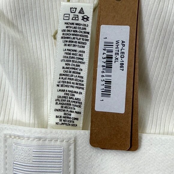 SKIMS Soft Lounge Rib Leggings Team USA White XL - Picture 8 of 11